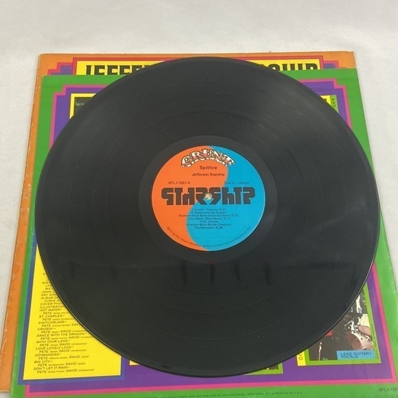 Jefferson Starship Spitfire 1976 Vinyl Record LP - Picture 5 of 9